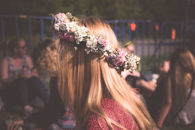 couronnes de fleurs mariage