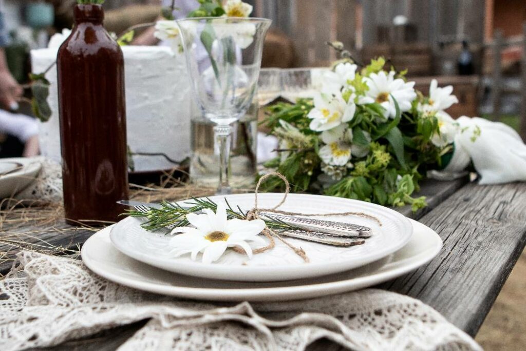 décoration de table mariage champêtre 