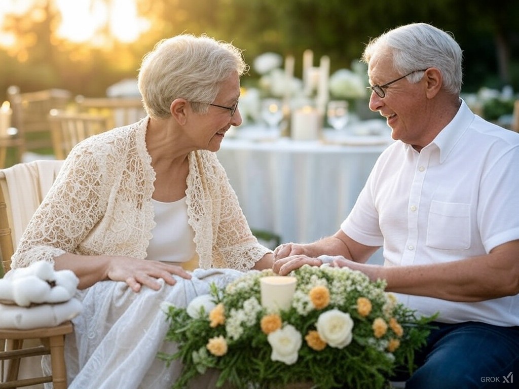 vieux couple heureux