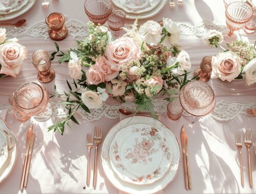 Décoration de mariage en rose pâle : 20 idées élégantes pour une ambiance romantique et raffinée