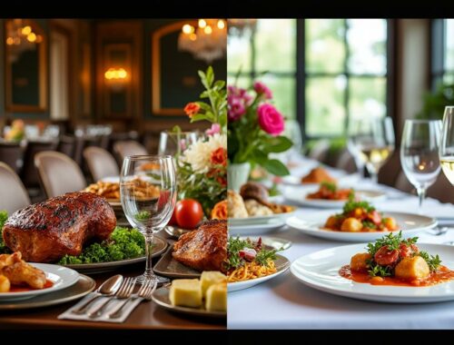 découvrez comment choisir entre un dîner traditionnel ou un menu tendance pour votre repas de mariage, afin de créer une expérience culinaire mémorable pour vos invités.