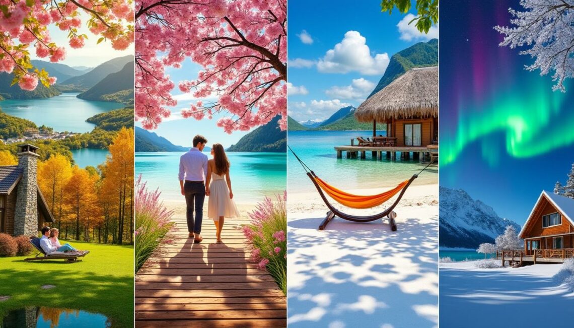 découvrez les meilleures destinations pour votre voyage de noces, adaptées à chaque saison. conseils et idées pour une lune de miel inoubliable toute l'année.