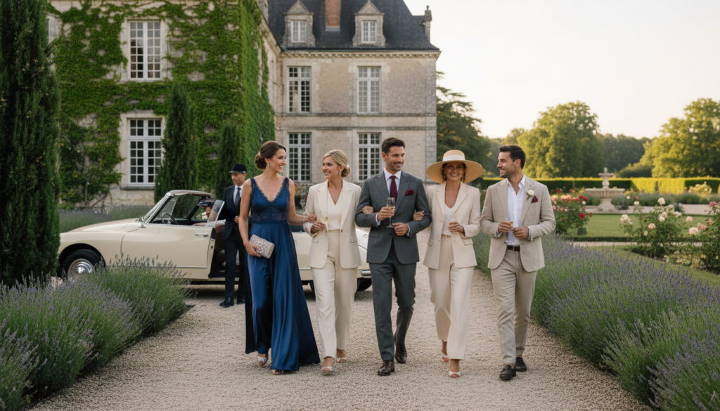 découvrez les critères essentiels pour choisir la tenue parfaite en tant qu'invité de mariage et être élégant tout en respectant le dress code.