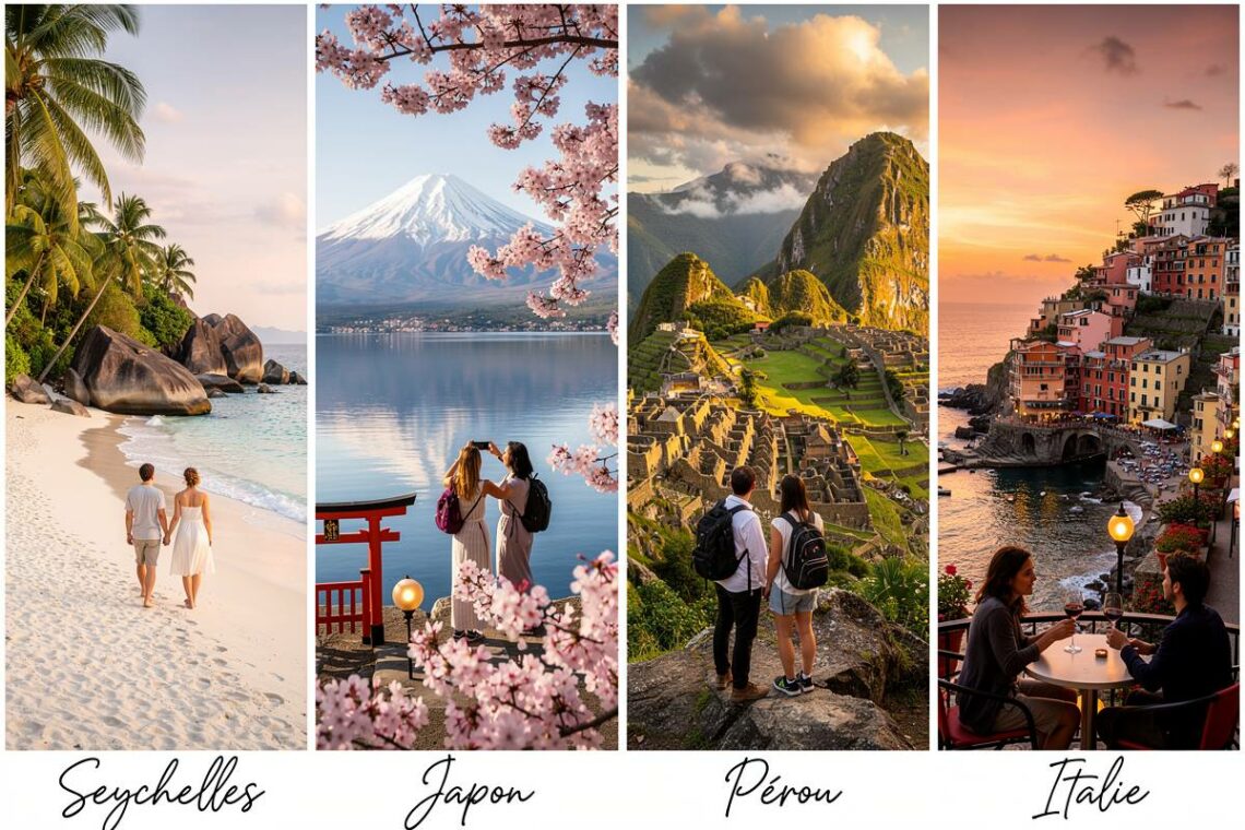 les nouvelles destinations voyage de noces