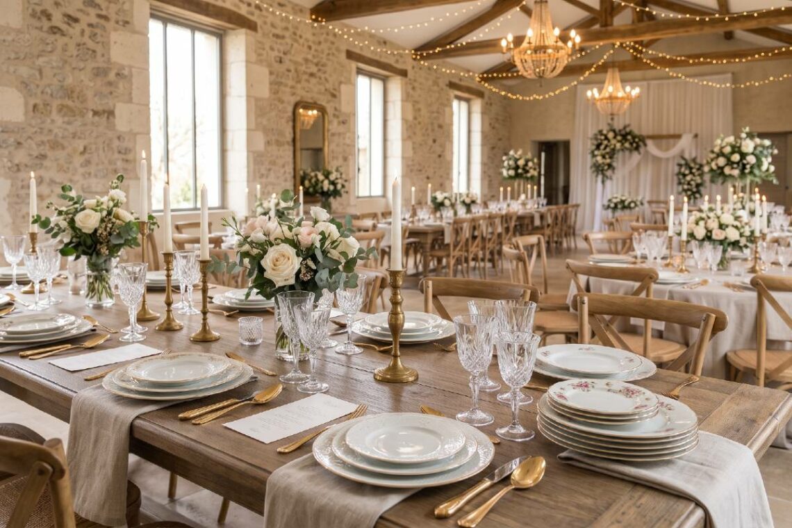 vaiselle de mariage